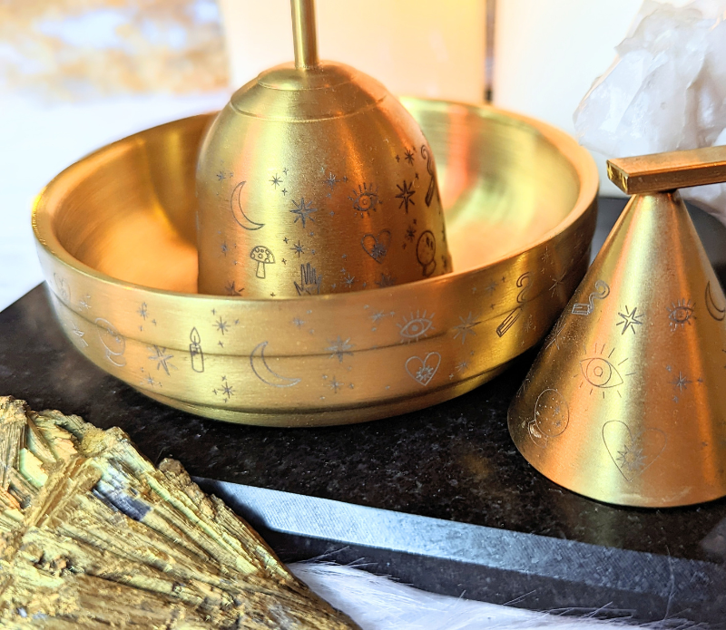 Golden Altar Bowl | Goddess Provisions