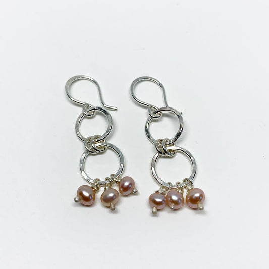 Pearl Chandelier Drop Earrings by Jennifer Cervelli Jewelry