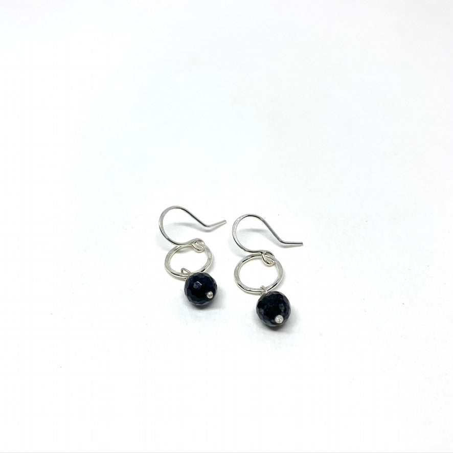 Sapphire Gemstone Drop Earrings by Jennifer Cervelli Jewelry