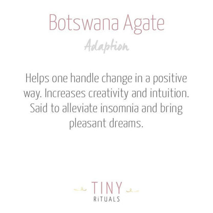 Botswana Agate Energy Bracelet by Tiny Rituals
