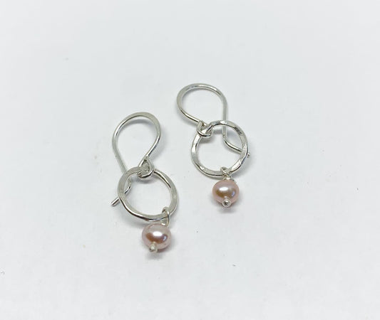 Tiny Pearl Drop Earrings by Jennifer Cervelli Jewelry