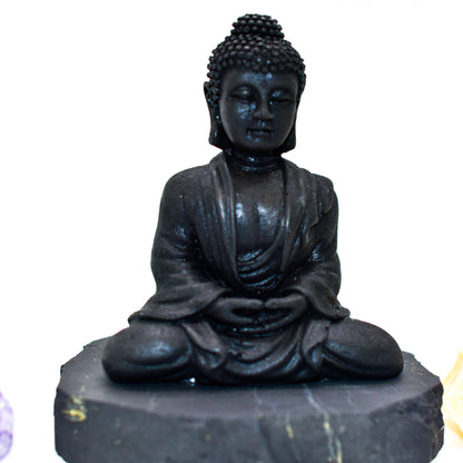 Shungite Buddha Figurine
