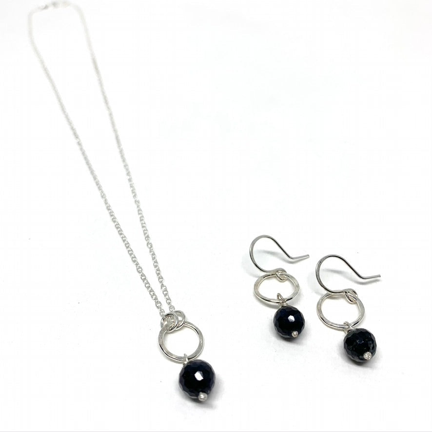 Sapphire Gemstone Drop Earrings by Jennifer Cervelli Jewelry