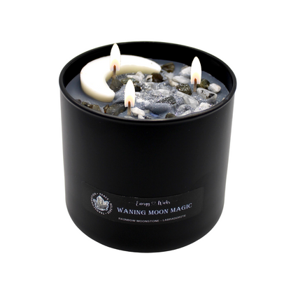 Waning Moon Magic Candle by Energy Wicks