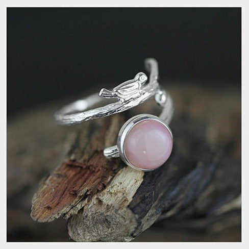 Singing Bird - The Bird with the Nest Ring by VistaShops