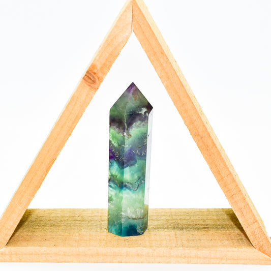 Fluorite Crystal Gemstone Point