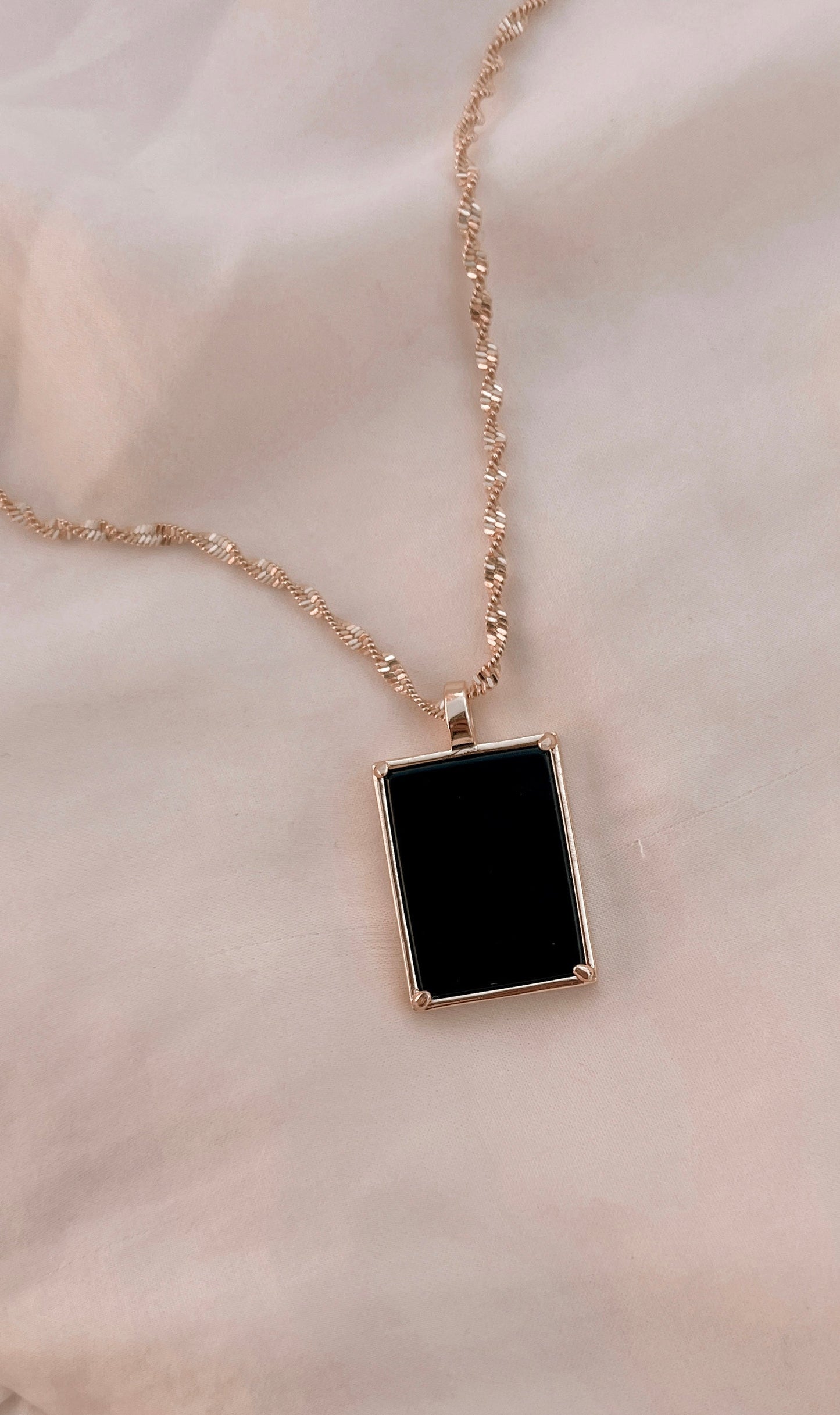 Hekate | black onyx necklace by Terra Luna Sol