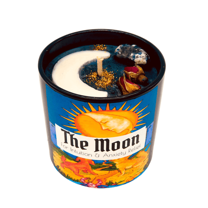 The Moon Tarot Candle by Energy Wicks