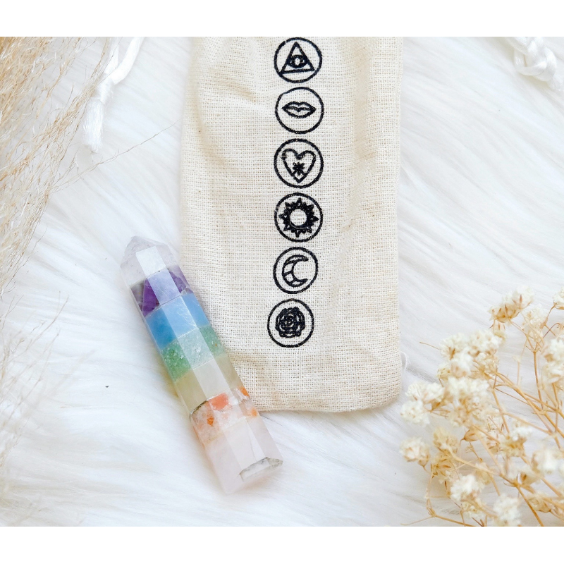Pastel Rainbow Chakra Wand | Goddess Provisions