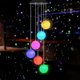 Solar Crystal Ball Wind Chime Light Color Changing Solar LED String