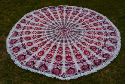 Boho Mandala Tapestry Table cloth wall cover beach Round blanket