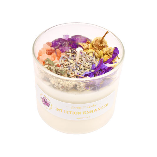 Intuition Enhancer Crystal Candle by Energy Wicks