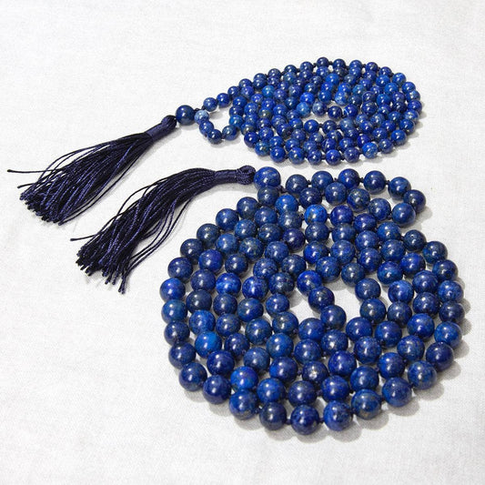 Lapis Lazuli Mala - High-Energy Gemstones by Tiny Rituals
