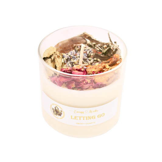 Letting Go Crystal Candle by Energy Wicks