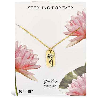 Colgante de flor de nacimiento de Sterling Forever