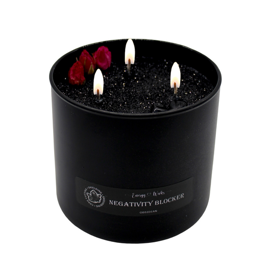 Negativity Blocker Protection Candle by Energy Wicks