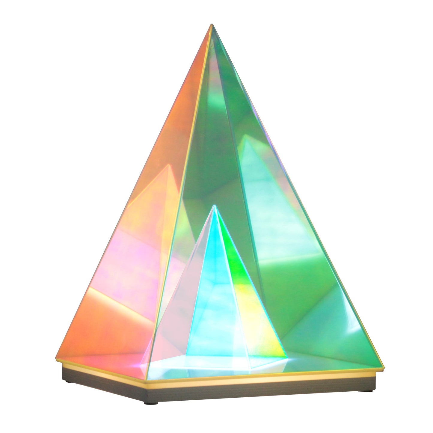 Lámpara piramidal acrílica Trigon 