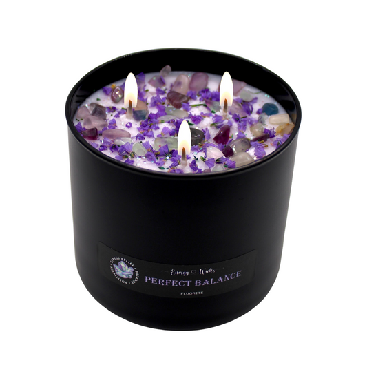 Perfect Balance Crystal Candle by Energy Wicks