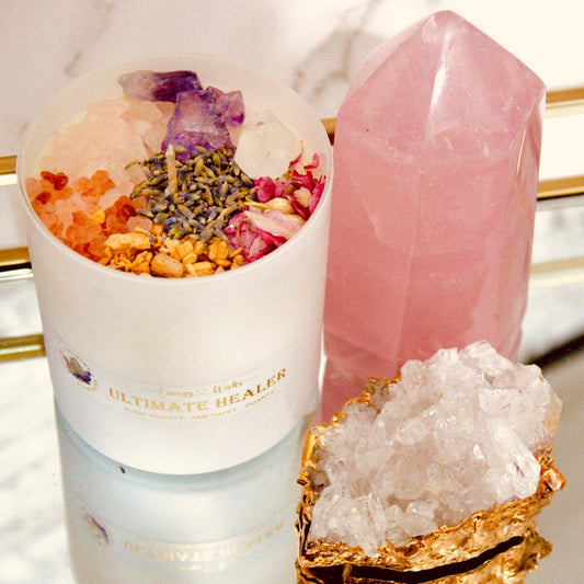 Ultimate Healer Crystal Candle by Energy Wicks
