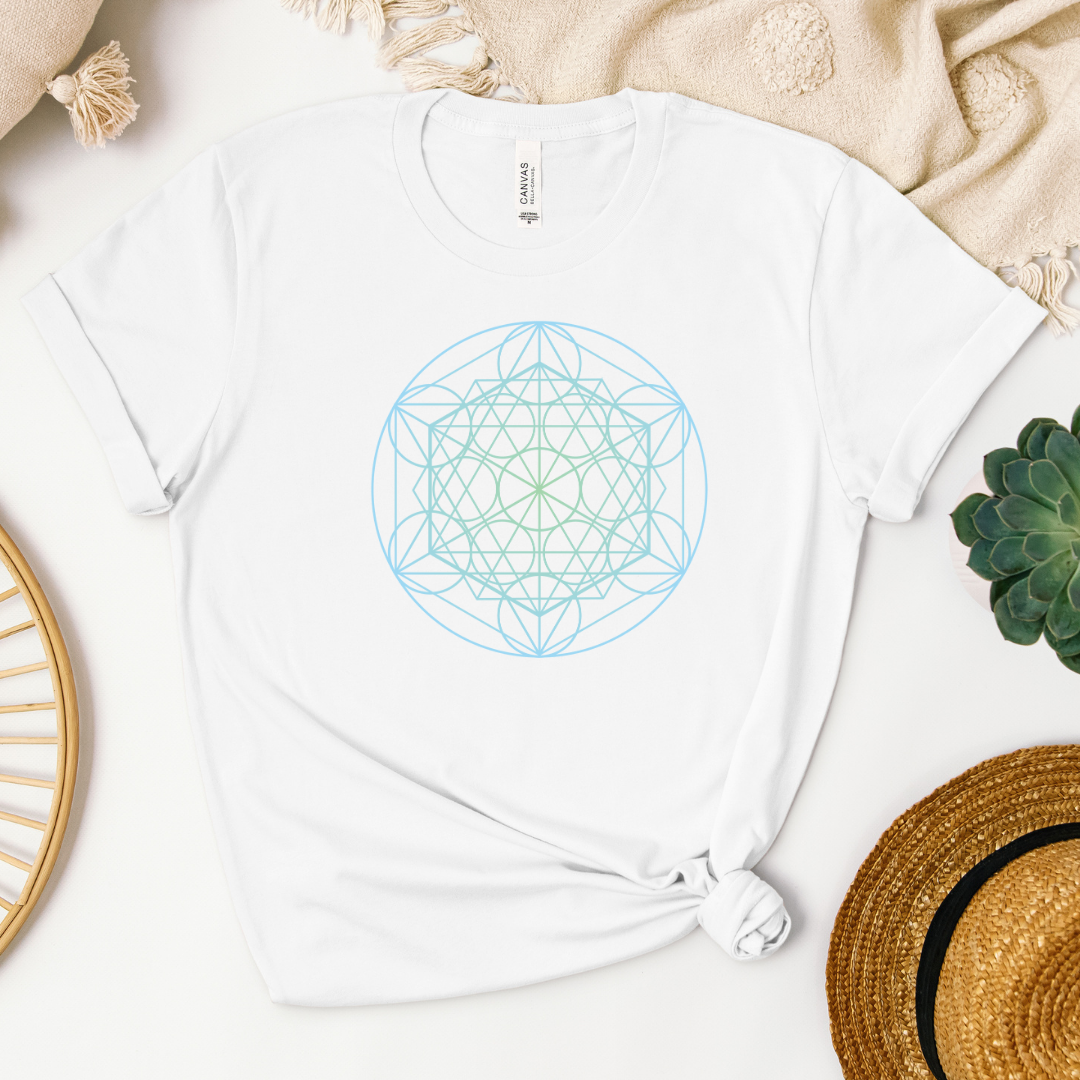 Hexagon Formation Sacred Geometry Unisex t-shirt