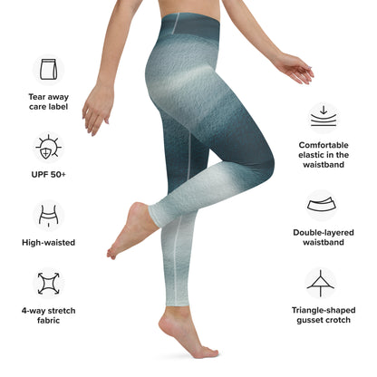 Leggings de yoga con signos de agua Ombre