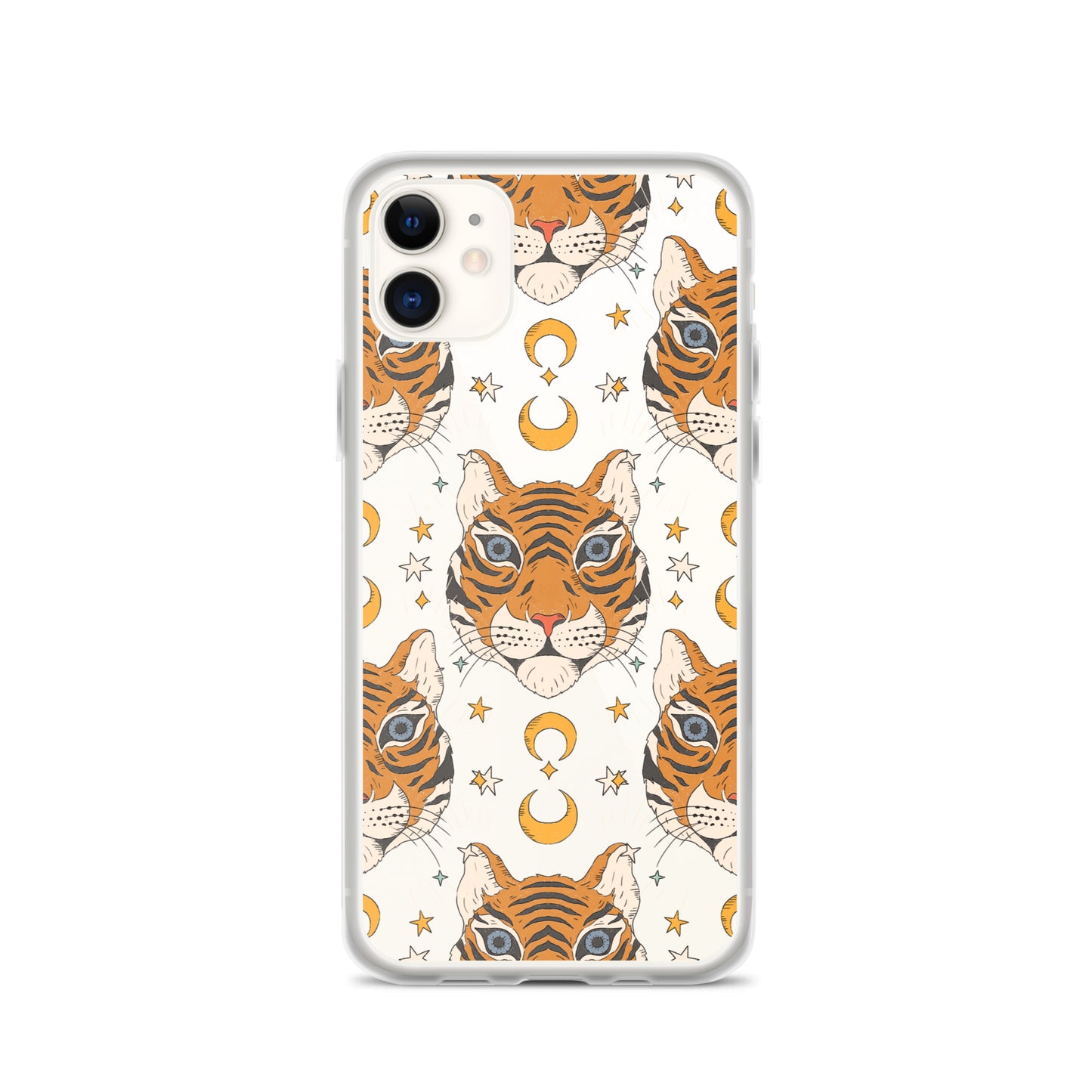 Funda transparente Magical Tiger and Stars para iPhone®