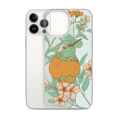 Vintage Hummingbird Clear Case for iPhone®