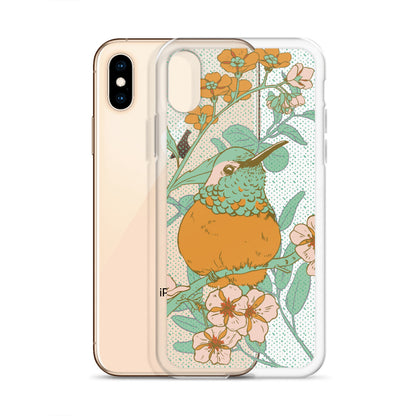 Vintage Hummingbird Clear Case for iPhone®