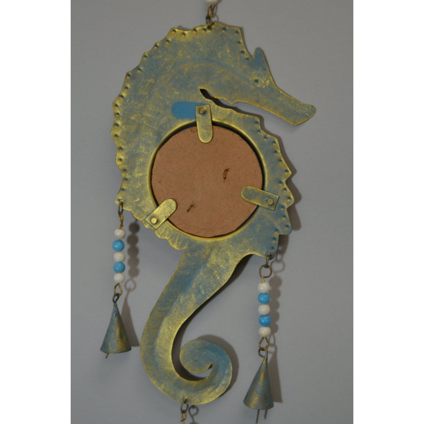 Seahorse Rusty Iron Metal Mirror Wall Hanger