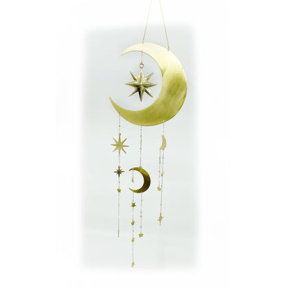 Noche estrellada, luna celestial y estrella atrapasueños de Ariana Ost