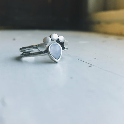 Moondrop Moonstone Ring
