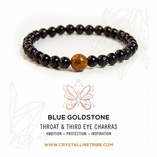 BLUE GOLDSTONE by Crystalline Tribe