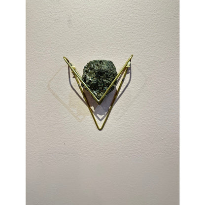 Geometric Wall Mount Interchangeable Crystal Holder by Ariana Ost