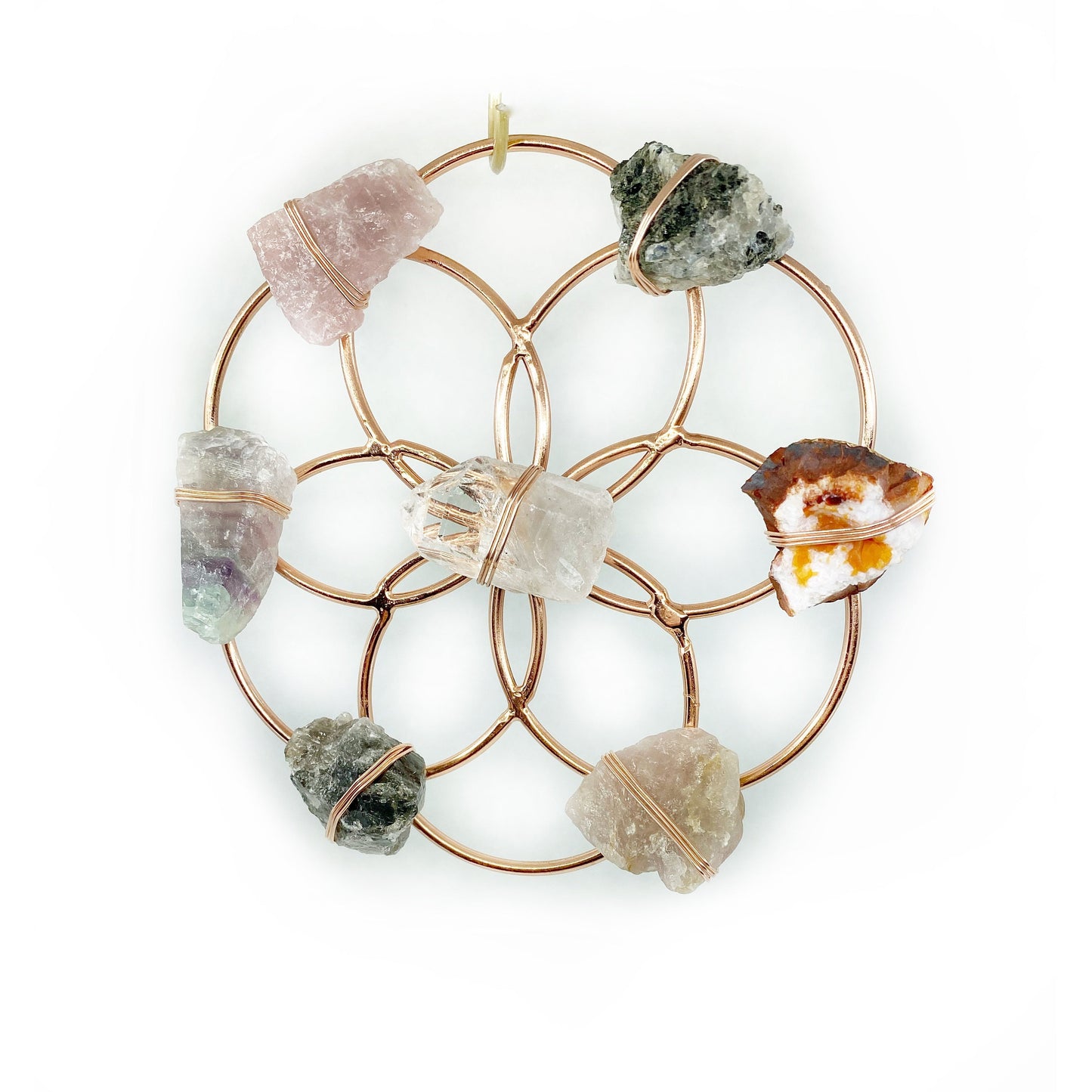 Divine Feminine Goddess Flower of Life Healing Crystal Grid by Ariana Ost