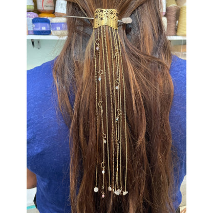 Celestial Dripping Stone Hair Pin by Ariana Ost