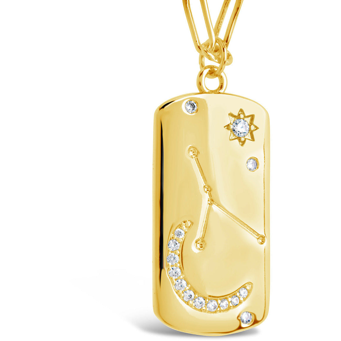 Constellation Dog Tag Necklace by Sterling Forever