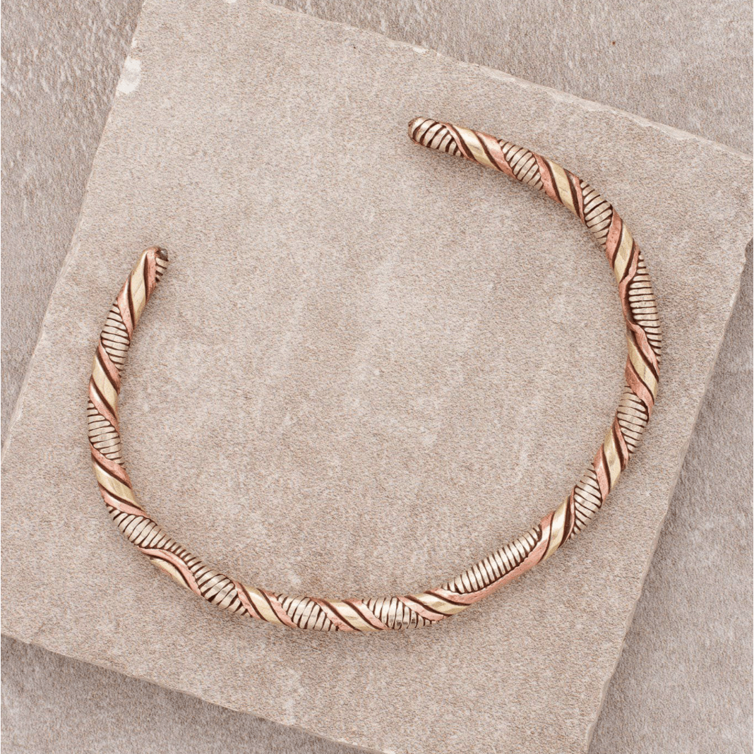 Astro Healing Copper Bangle by Tiny Rituals