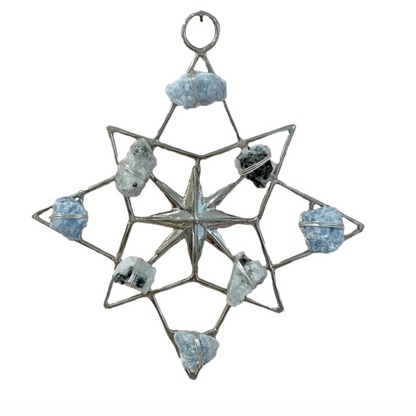 North Star Healing Crystal Grid Moonstone & Blue Calcite by Ariana Ost