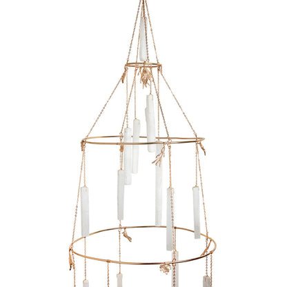 Selenite Healing Crystal Chandelier by Ariana Ost