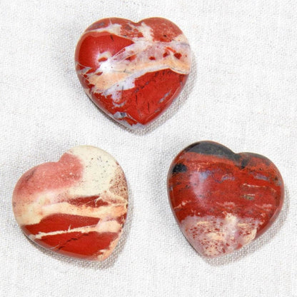 Set de mini corazones Red Jasper de Tiny Rituals