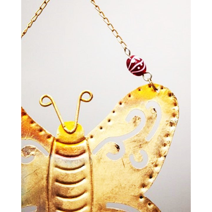 Butterfly Chime With Bells and Beads by OMSutra