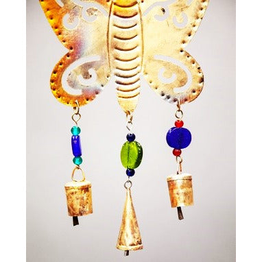 Butterfly Chime With Bells and Beads by OMSutra