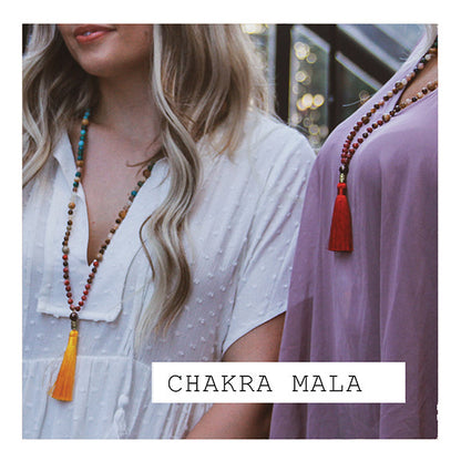 Chakra "Eleva tu vibración" Mala de Crystalline Tribe