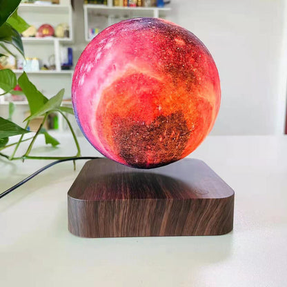Lámpara de luna con impresión 3D Lámpara de luna de levitación magnética táctil Lámpara de noche