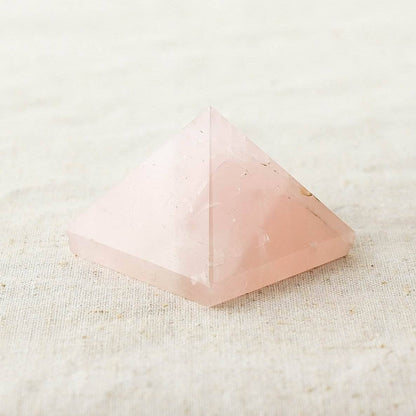 Rose Quartz Pyramid by Tiny Rituals