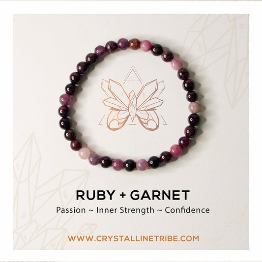 Ruby + Garnet by Crystalline Tribe
