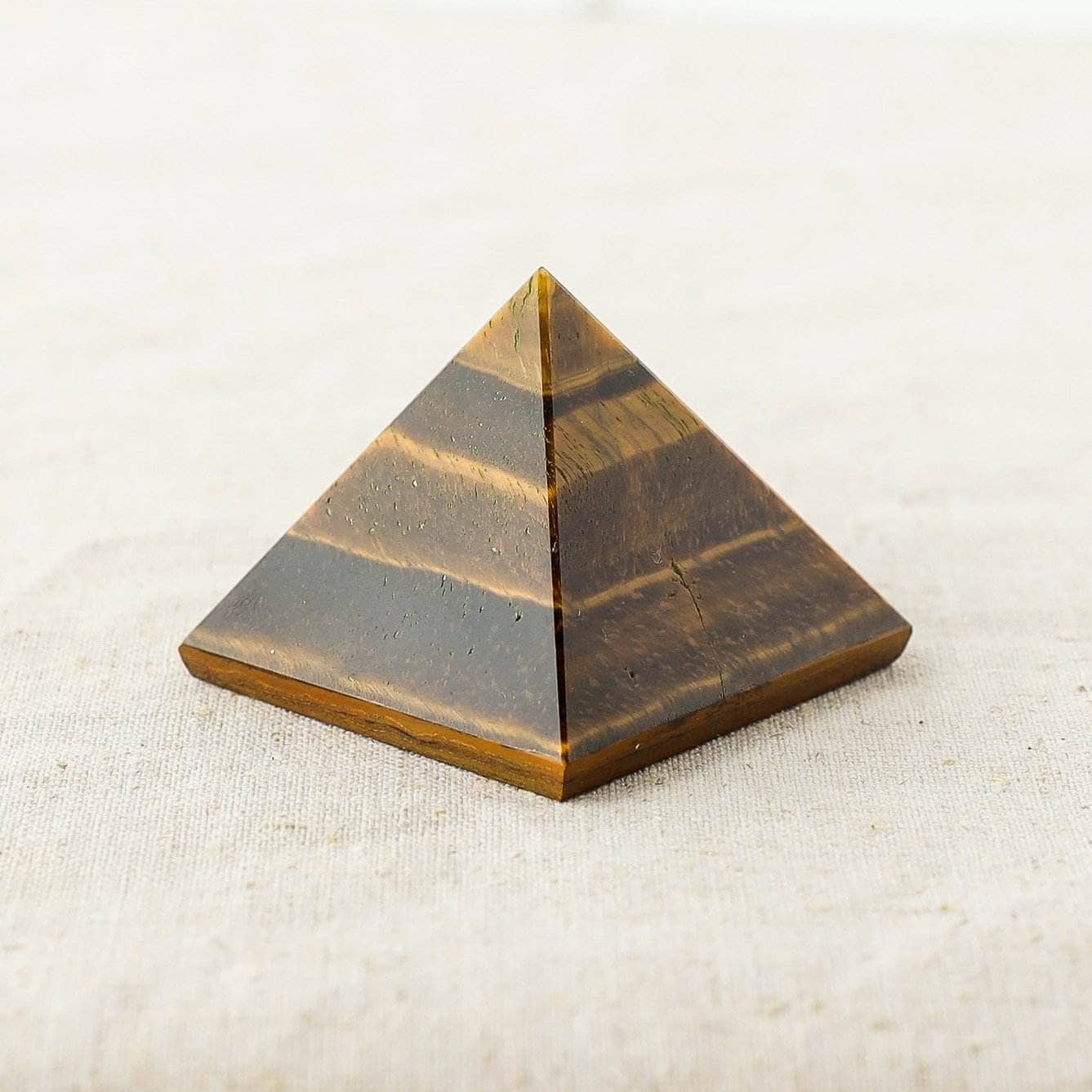 Tiger Eye Pyramid by Tiny Rituals